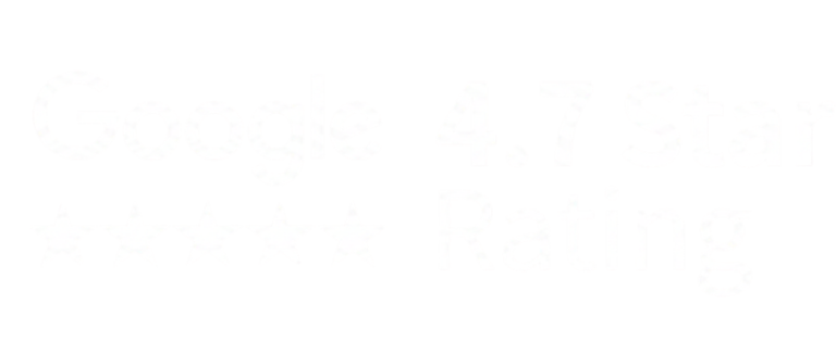 Google Rating logo in white