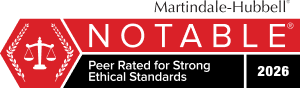 Peer rated Martindale-Hubbell Martindale Hubbel logo
